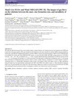 MusE GAs FLOw and Wind (MEGAFLOW) IX. The impact of gas flows on the relations between the mass, star formation rate, and metallicity of galaxies