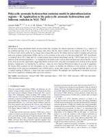 Polycyclic aromatic hydrocarbon emission model in photodissociation regions