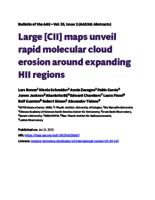 Large [CII] maps unveil rapid molecular cloud erosion around expanding HII regions