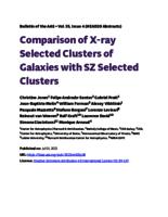 Comparison of X-ray selected clusters of galaxies with SZ selected clusters