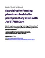 Searching for forming planets embedded in protoplanetary disks with JWST/NIRCam