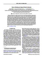 Theory of rheology and aging of protein condensates