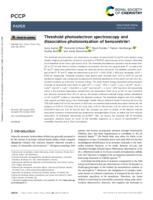 Threshold photoelectron spectroscopy and dissociative photoionization of benzonitrile