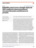 Reliability and accuracy of single-molecule FRET studies for characterization of structural dynamics and distances in proteins