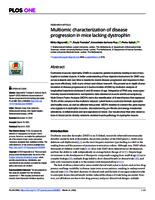 Multiomic characterization of disease progression in mice lacking dystrophin