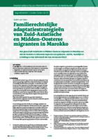 Familierechtelijke adaptatiestrategieën van Zuid-Aziatische en Midden-Oosterse migranten in Marokko