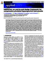 InSPECtor: an end-to-end design framework for compressive pixelated hyperspectral instruments