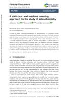 A statistical and machine learning approach to the study of astrochemistry