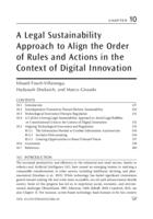 A legal sustainability approach to align the order of rules and actions in the context of digital innovation