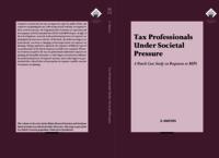 Tax professionals under societal pressure