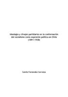 Ideología y clivajes partidarios en la conformación del socialismo como expresión política en Chile (1891-1938)