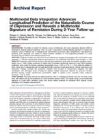 Multimodal data integration advances longitudinal prediction of the naturalistic course of depression and reveals a multimodal signature of remission during 2-year follow-up