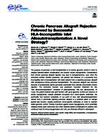 Chronic pancreas allograft rejection followed by successful HLA-incompatible islet alloautotransplantation