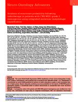 Analysis of recurrence probability following radiotherapy in patients with CNS WHO grade 2 meningioma using integrated molecular-morphologic classification