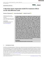 A Bayesian (meta-)regression model for treatment effects on the risk difference scale