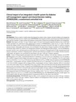Clinical impact of an integrated e-health system for diabetes self-management support and shared decision making (POWER2DM)