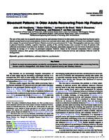 Movement patterns in older adults recovering from hip fracture