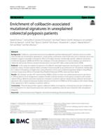 Enrichment of colibactin-associated mutational signatures in unexplained colorectal polyposis patients
