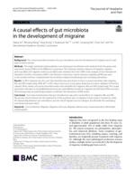 A causal effects of gut microbiota in the development of migraine