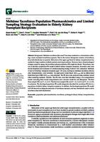 Meltdose tacrolimus population pharmacokinetics and limited sampling strategy evaluation in elderly kidney transplant recipients