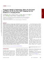 Prognostic models in nephrology
