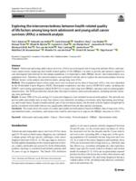 Exploring the interconnectedness between health-related quality of life factors among long-term adolescent and young adult cancer survivors (AYAs)