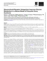 Glucocorticoid receptor antagonism improves glucose metabolism in a mouse model of polycystic ovary syndrome