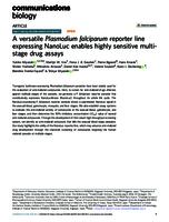 A versatile Plasmodium falciparum reporter line expressing NanoLuc enables highly sensitive multi-stage drug assays