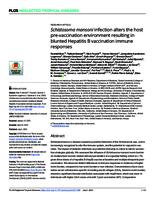 Schistosoma mansoni infection alters the host pre-vaccination environment resulting in blunted Hepatitis B vaccination immune responses