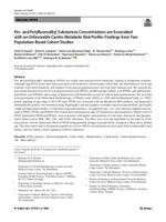 Per- and polyfluoroalkyl substances concentrations are associated with an unfavorable cardio-metabolic risk profile