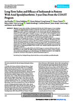 Long-term safety and efficacy of ixekizumab in patients with axial spondyloarthritis