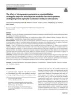 The effect of intratympanic gentamicin as a prehabilitation strategy for objective and subjective vestibular function in patients undergoing microsurgery for a unilateral vestibular schwannoma