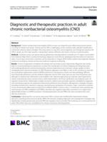 Diagnostic and therapeutic practices in adult chronic nonbacterial osteomyelitis (CNO)