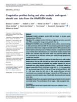 Coagulation profiles during and after anabolic androgenic steroid use