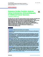 Extensive cardiac function analyses using contemporary echocardiography in childhood cancer survivors