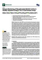 Immune monitoring of mycophenolate mofetil activity in healthy volunteers using ex vivo T cell function assays