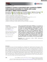 A Pellino-2 variant is associated with constitutive NLRP3 inflammasome activation in a family with ocular pterygium-digital keloid dysplasia