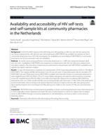 Availability and accessibility of HIV self-tests and self-sample kits at community pharmacies in the Netherlands