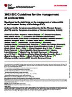2023 ESC Guidelines for the management of endocarditis