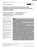 Addressing current challenges in optimization of lipid management following an ACS event: Outcomes of the ACS EuroPath III initiative