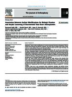Association between surface modifications for biologic fixation and aseptic loosening of uncemented total knee arthroplasties
