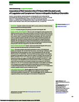 Association of risk variants in the CFH gene with elevated levels of coagulation and complement factors in idiopathic multifocal choroiditis