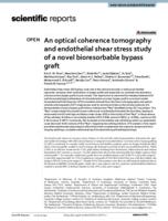 An optical coherence tomography and endothelial shear stress study of a novel bioresorbable bypass graft