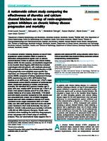 A nationwide cohort study comparing the effectiveness of diuretics and calcium channel blockers on top of renin-angiotensin system inhibitors on chronic kidney disease progression and mortality