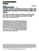 Multiple reaction monitoring assays for large-scale quantitation of proteins from 20 mouse organs and tissues