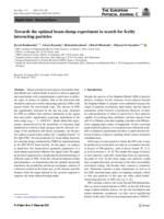 Towards the optimal beam dump experiment to search for feebly interacting particles