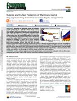 Material and carbon footprints of machinery capital