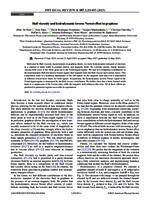 Hall viscosity and hydrodynamic inverse Nernst effect in graphene