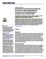 ACCORD (ACcurate COnsensus Reporting Document)
