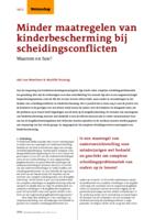 Minder maatregelen van kinderbescherming bij scheidingsconflicten